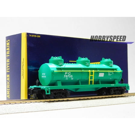 American Flyer Penn Central 3 Dome Tank CAR #70755 S Gauge