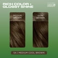 thumbnail image 2 of Clairol Natural Instincts Demi-Permanent Hair Color Creme, 5A Medium Cool Brown, Hair Dye, 1 Application, 2 of 12