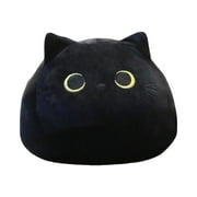 EAST TAMAKI Cute Black Cat Plush Doll Cartoon Animal Stuffed Toys Valentine Gift (55cm)