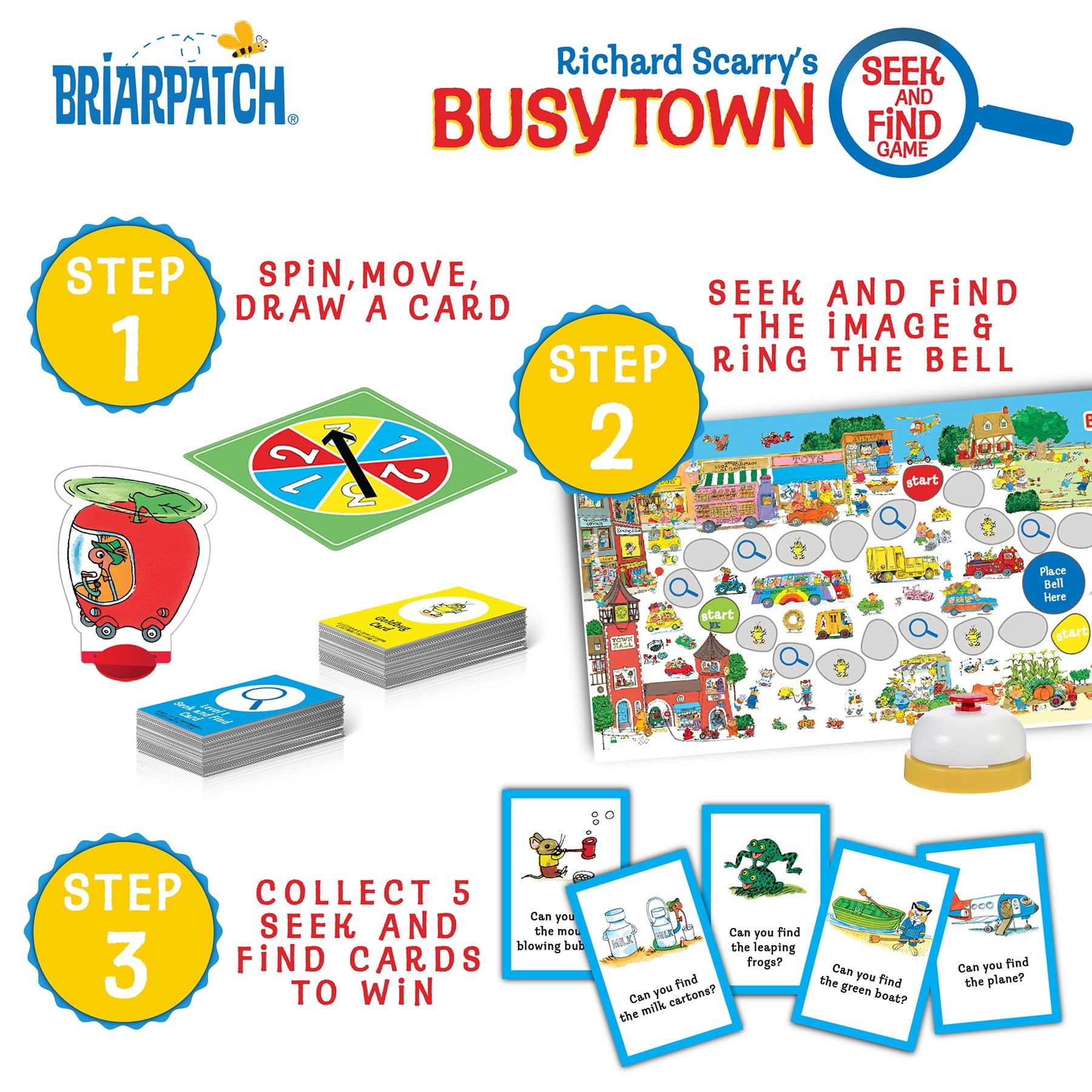 Briarpatch Richard Scarry Busytown Seek and Find Game
