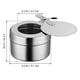 thumbnail image 4 of Soportes para combustible para montaje de buffet - Paquete de 10 unidades de acero inoxidable con tapa, para usar como calentador de alimentos y barbacoa., 4 of 5