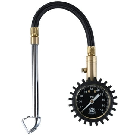 Bulldog Winch 42063 0-100Psi Air Pressure Gauge - Analog