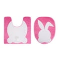 thumbnail image 3 of RUISINERY Easters Rabbits Toilet Lid Tanks Covers Soft Plushes Seats Cushion for Hotel Restaurant Dormitory Apartment Bathroom Dec, 3 of 7