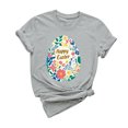 thumbnail image 2 of Gyedtr Tops For Women Womens Tops Casual Women'S Casual Short Sleeve Easter Printed T-Shirt Crew-Neck Short Sleeve Crew-Neck Top/Shirt Womens Tops Dressy Casual XXL(2XL), 2 of 5
