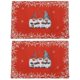 thumbnail image 1 of 2 posavasos navideños para mesa, escritorio, sala de estar, mantel individual, almohadilla de mesa impermeable, 1 of 2