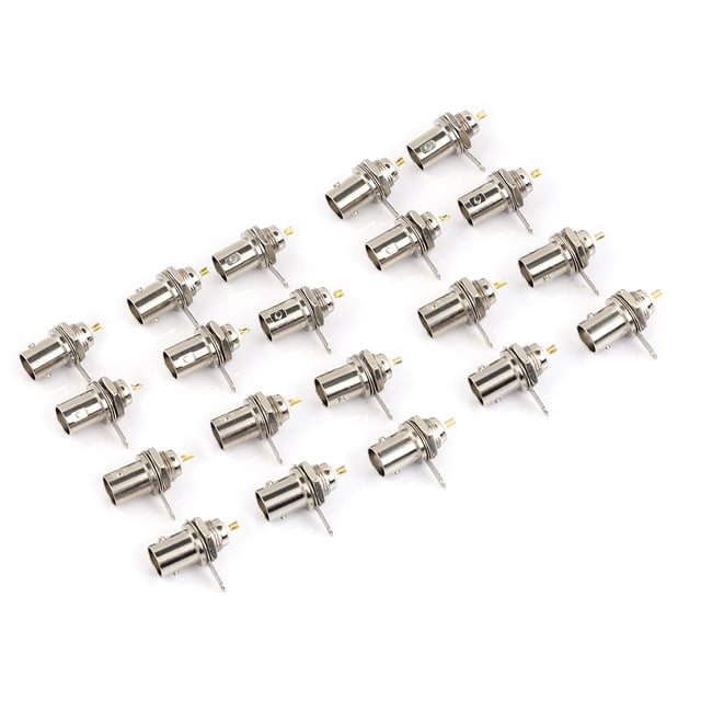 Conectores Hembra Bnc Accesorios de Monitor de Montaje en Panel de Chasis de 20 piezas