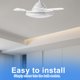 thumbnail image 4 of Ventilador Techo Moderno Fan Light E27 LED Control Remoto Apertura/Cierre Atenuadas para El, 4 of 9