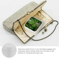 thumbnail image 3 of Autua Stream Forest Rocks Jewelry Box for Necklace, Ring, Earring - Compact Size Travel Case with Multiple Storage Spaces White, 3 of 5