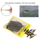 thumbnail image 2 of Se?uelos de pesca Bass Worm Bait 50PCS Cola de paleta Ecomeon, 2 of 6