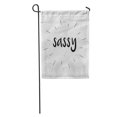 thumbnail image 1 of JSDART Abstract Sassy Script Lettering Sunburst Ink Stamp Effect Beautiful Black Garden Flag Decorative Flag House Banner 12x18 inch, 1 of 2