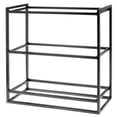 thumbnail image 3 of HUBERT® 3-Tier Display Shelf with Black Shelves - 21" L x 6 2/5" W x 20 7/8" H, 3 of 7