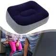 thumbnail image 6 of LeeQinersw Foot Pillow Car Inflatable Travel Leg Rest Pillow for Camping Indoor Outdoor Blue Gray, 6 of 9
