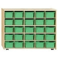 thumbnail image 2 of Contender C16009PPF-C5 (COO2Z) Contender Mobile 25 Tray Storage with Purple Trays - Assembled with Casters, 2 of 4