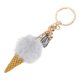 thumbnail image 5 of Ofertas Únicas 1 Pc Charm de Bolso de Cono de Helado con Borlas Accesorios de Bolsa Gris, 5 of 5