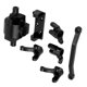 thumbnail image 5 of Kit de eje de aleación de aluminio RC, Kit de carcasa de eje estable de repuesto para coche de escalada HBX 1/24, color negro, 5 of 8