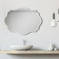 thumbnail image 3 of Empire Art Direct  Frameless Beveled Oblong Scalloped Wall Mirror, 24 in. x 32 in., 3 of 6