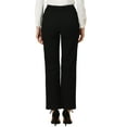 thumbnail image 3 of Allegra K Women's Work Office Pockets Straight Leg Bootcut Pants, 3 of 6