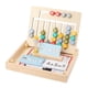 thumbnail image 2 of Juego de ortografía de letras a juego de laberinto de madera, rompecabezas deslizante, juguetes educativos preescolares, juego de mesa familiar para CUTICAT rompecabezas de diapositivas montessori, 2 of 8