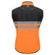 thumbnail image 3 of Chaleco reflectante de ciclismo para correr, acampar, seguridad, sin mangas, alta visibilidad Naranja xl, 3 of 9