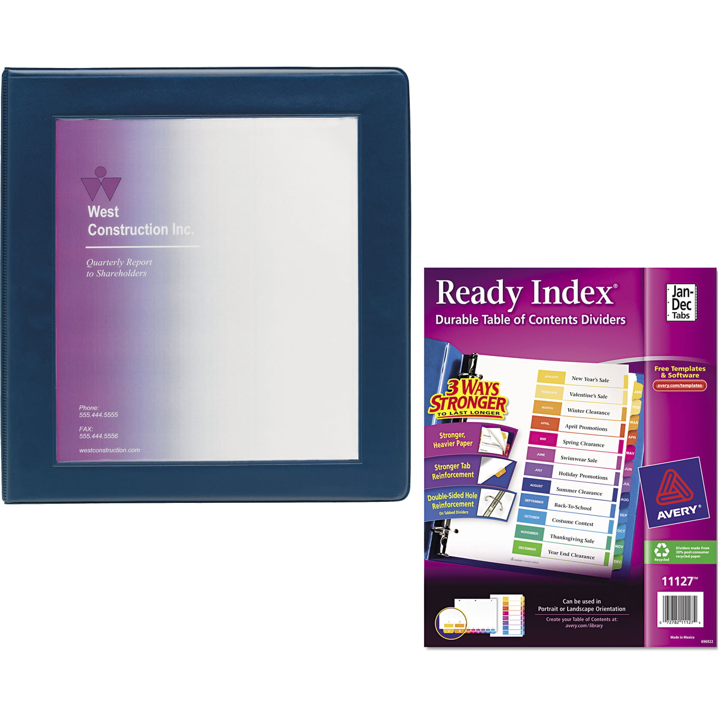 Staples Presentation Binder Book 24 Sleeve Capacity Letter Size White #21618 NEW 718103160315