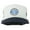 Navy White, variant on Volleyball Embroidered Foam Mesh Cap - Hot Pink White OSFM