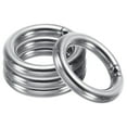 thumbnail image 1 of Unique Bargains Anneaux en Métal 20mm, Lot de 4 Anneaux Ronds en Acier Inoxydable 304 pour Sacs de Matériel, 1 of 7