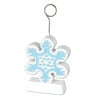 Beistle 6 oz. Snowflake Photo/Balloon Holder Light Blue/White 3/Pack 20746