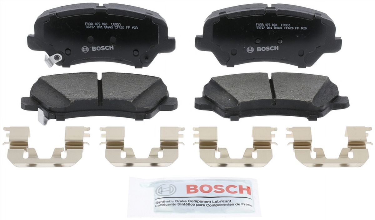 bosch bc1595 quietcast premium ceramic disc brake pad set for 2012-2015 hyundai veloster; front