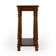 Butler Chairside Table - Olive-ash Burl
