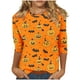 thumbnail image 2 of Ailaofu 3/4 Length Sleeve Women Tops Crew Neck Blouses Dressy Casual Summer T Shirts Loose Fit Business Work Clothes, 2 of 4
