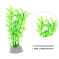 thumbnail image 3 of Unique Bargains 10 Pcs Aquarium Plants Decoration Artificial Aquatic Plant Green 3.94", 3 of 7