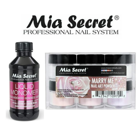 Mia Secret - Monomer 4 oz   Marry Me