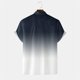 thumbnail image 5 of Camisas de Manga Larga para Hombres Moda Casual Impresión Cuello de Vuelta Blusa Transpirable para Diario Y de Negocios, 5 of 6
