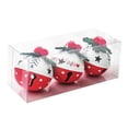 thumbnail image 1 of Adornos navideños para árbol de Navidad con 3 campanas y cuerda para colgar, atractivos adornos colgantes. Estilo A, 1 of 9