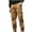 Brown, variant on JURANMO Men's Cotton Cargo Pants Solid Color Multi Pockets Hiking Pants Big and Tall Casual Drawstring Trousers with Pockets Deals of the Day Khaki XL