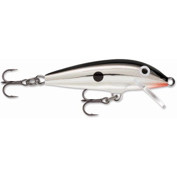 Rapala Original Floater 05 Fishing Lure, Metallic Silver, Size 3.5-Inch