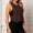 Brown, variant on Women's Sleeveless Fitness Tank for Everyday Leisure and Outdoor Activity Lightweight Sun Shield Top for Yoga Running and Workout Purple M