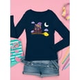 thumbnail image 3 of Cute Witch Kitten Long Sleeve Toddler -Image by Shutterstock,  3 Toddler, 3 of 4