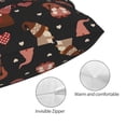 thumbnail image 5 of Salouo Valentine Gnome Pattern Pillow Cases,1PC Pillow Covers with Envelope Closure Decorative Pillow Case for Bed Couch,Pillows Not Included-16"x24", 5 of 6