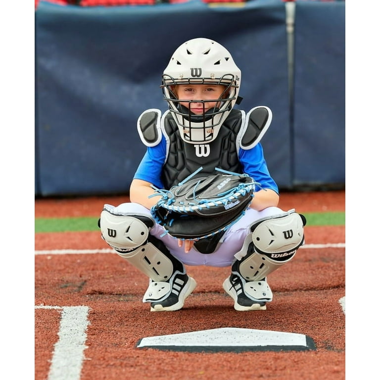 Wilson EZ Gear 2.0 Catcher's Gear Kit - Black, Large/X-Large (Ages
