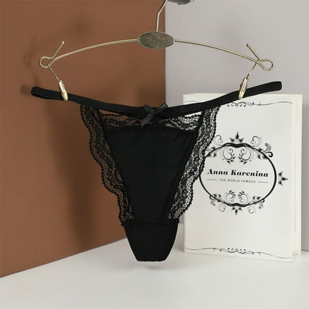 

Fhljh Womens Lady Sexy-Lace Briefs Low Waist Knickers Thongs Panties Underwear