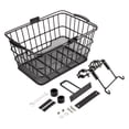 thumbnail image 1 of DYNWAVECA Bike Basket Carrying Panniers Vegetable Basket Easy Assembly Bike Cargo Rack Style A, 1 of 10