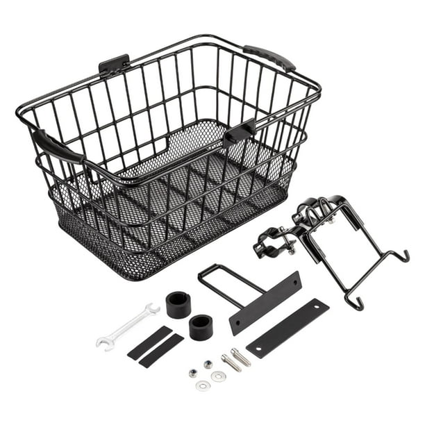 Cesta delantera para bicicleta, cesta para cuadro de bicicleta, equipaje universal de fácil instalación Estilo A