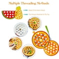 thumbnail image 3 of Juguete de madera para enhebrar Lacing Toy eCam, 6 unidades, para niños pequeños, 3 of 7