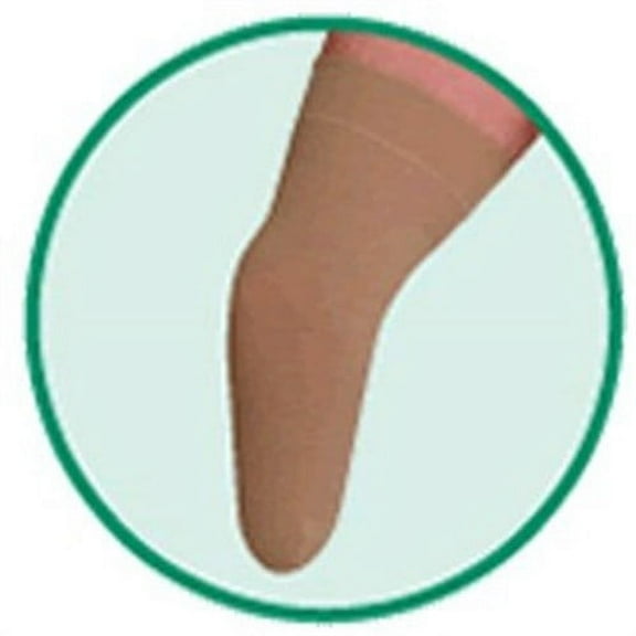Juzo 3561 Silver Below Knee Prosthetic Shrinkers - 20-30 mmHg Short 15" / 38 cm Chocolate