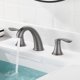 thumbnail image 2 of Gun Gris Bathroom Sink Faucet 3 cm de Alturaole con Stainless Steel Pop Up cm de Profundidadrain y cUPC Lead-Free cm de Alturaose 2 Packs, 2 of 7