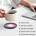 thumbnail image 3 of Sun Explosion Coasters Set of 2, Absorbent Coasters for Drinks, Modern Abstract Art Galaxy Universe Coaster for Desk Coffee Table Protection, Home Decor House Warming Gifts 4", 3 of 8