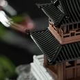 thumbnail image 4 of pavilion model water-absorbing land and water house fish tank bonsai ornament, 4 of 12