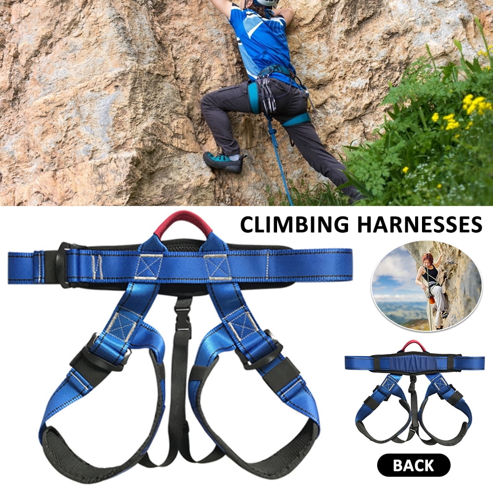 Kids Children Pro Safety Half Body Harness For Rock Climbing Mountaineering 