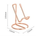thumbnail image 5 of Support de Téléphone et Tablette en Métal Multi-Usage - Construction Robuste Galvanisée avec Embouts en Silicone, Encoches de Charge, Utilisation sur Bureau/voiture - Disponible en Or/argent/noir/or Rose/couleur Éblouissante/rose, 5 of 5